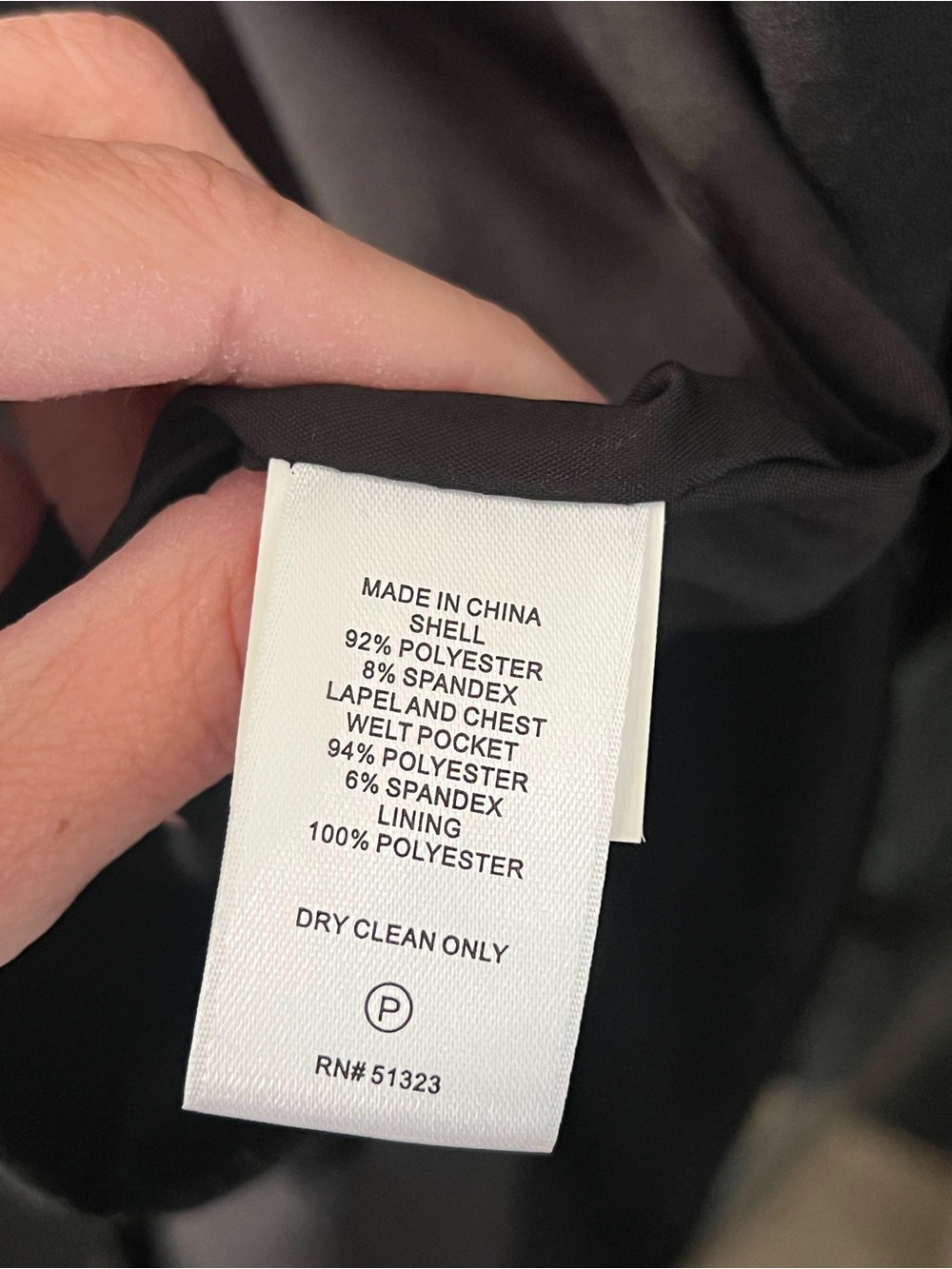 1 STATE Black Velvet Double-Breasted Long Blazer dress - Picture 6 of 6